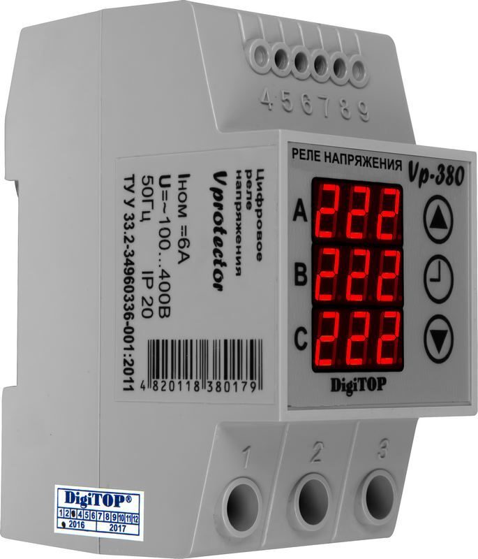 Реле напряжения Vp-380V