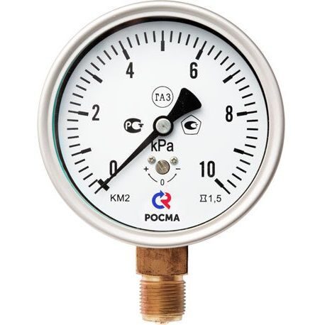Манометр КМ-22Р(0-1,5кРа)М20х1,5.1,5