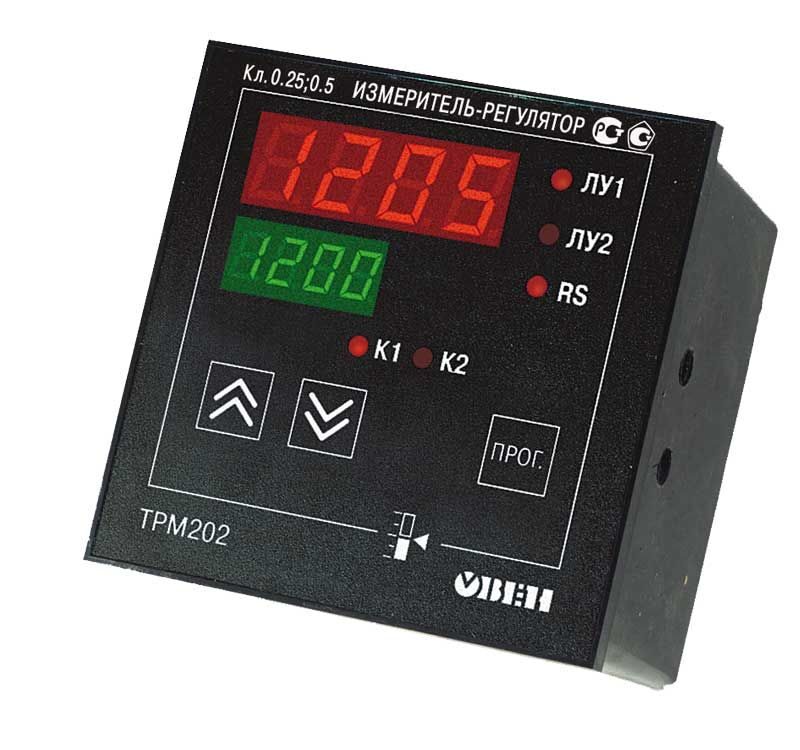 Измеритель-регулятор двухканальный с RS-485 ТРМ202-Щ1.РР