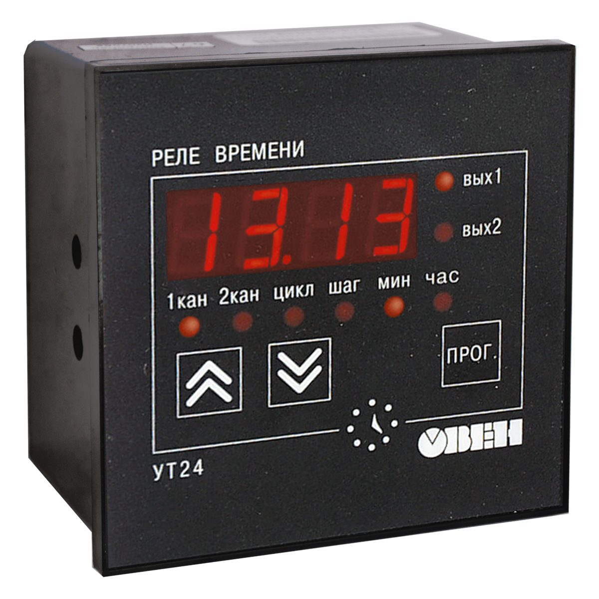 Микропроцессорное реле времени двухканальное УТ24-Щ1.Р