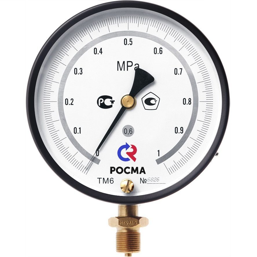 Манометр ТМ-610РМТИ.00(0-0,1МРа)М20х1,5.1,0